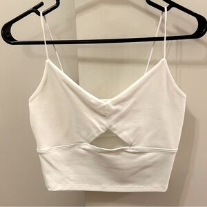 Abercrombie seamless fabric cutout cami